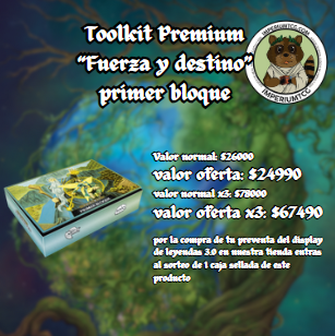 Preventa Toolkit Premium Fuerza Y Destino Producto Incluye Sorteo